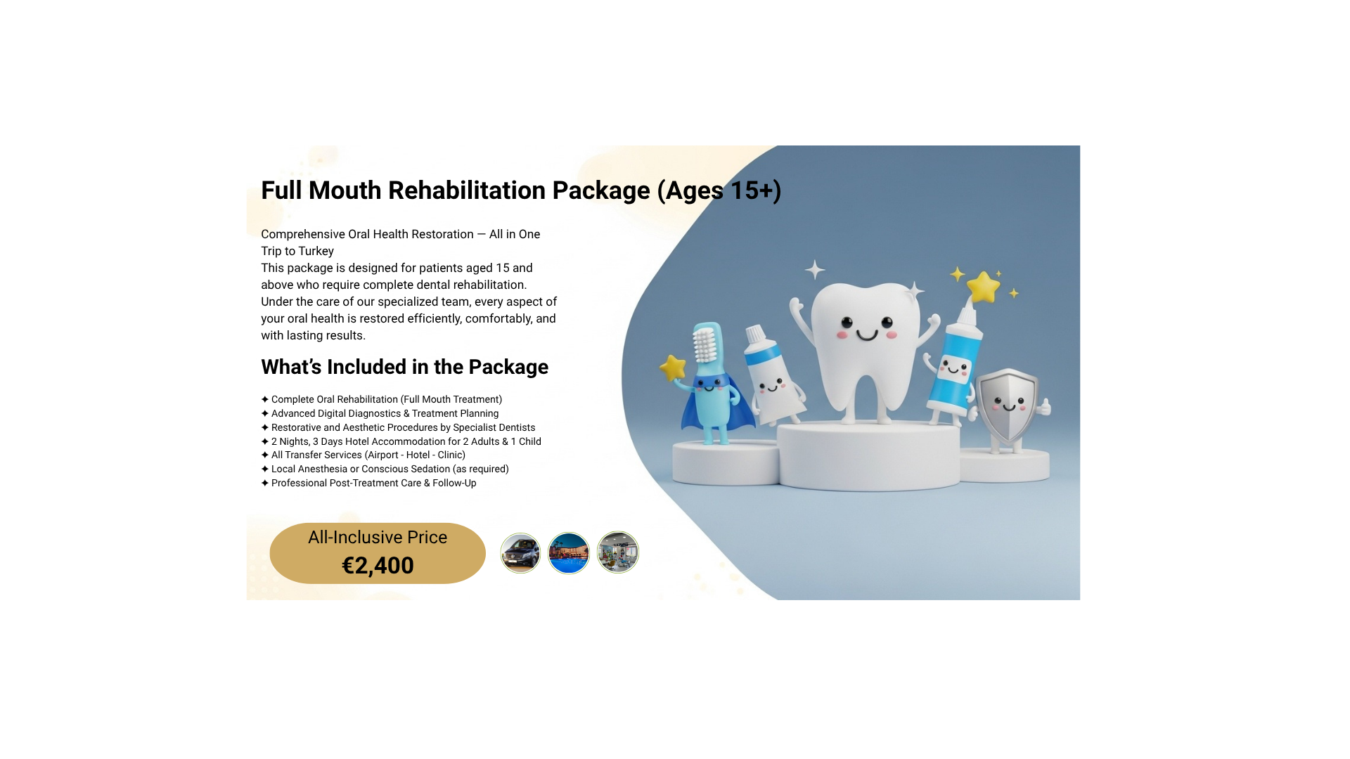 Complete Oral Rehabilitation and Restoration Package